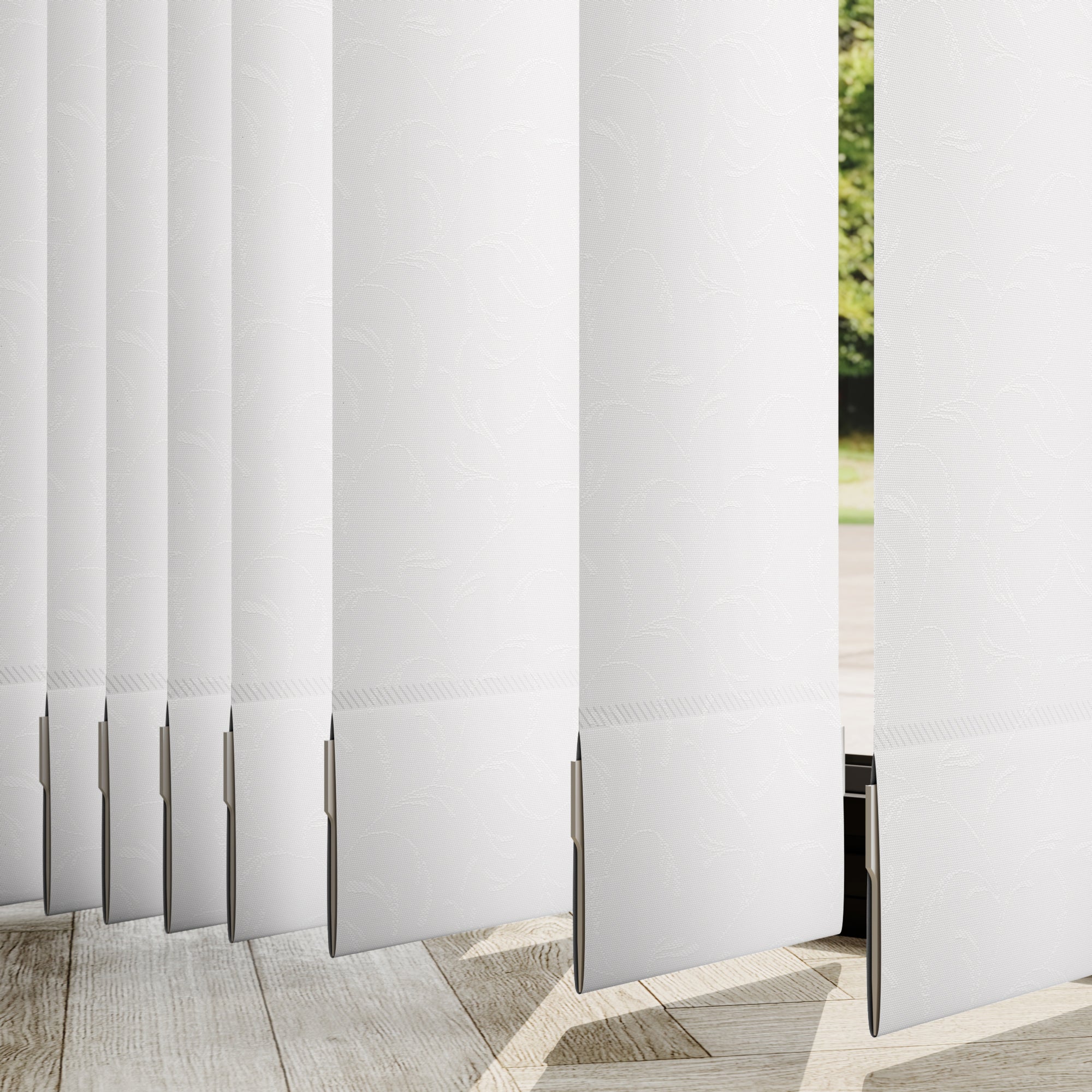 Fleur Made to Measure Vertical Blind Fleur Chiffon