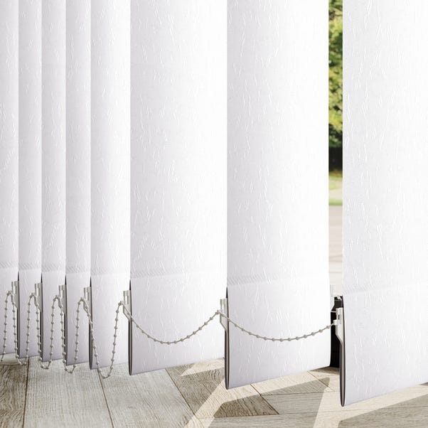 Cleo Made to Measure Vertical Blind Cleo White