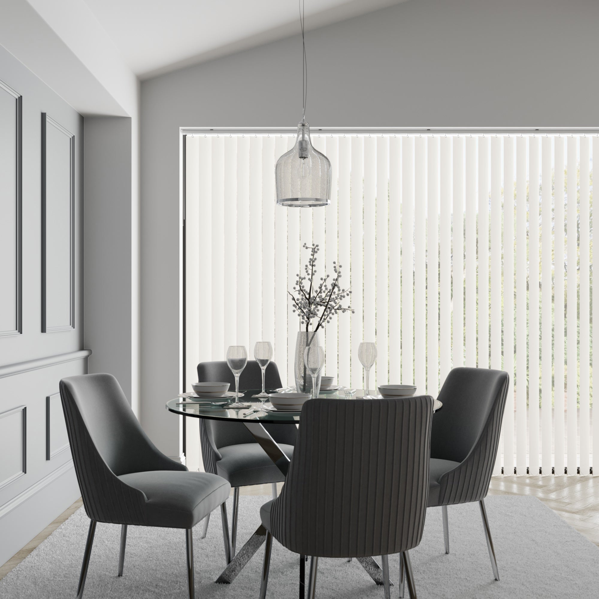 Devon Made to Measure Vertical Blind Devon Whisper