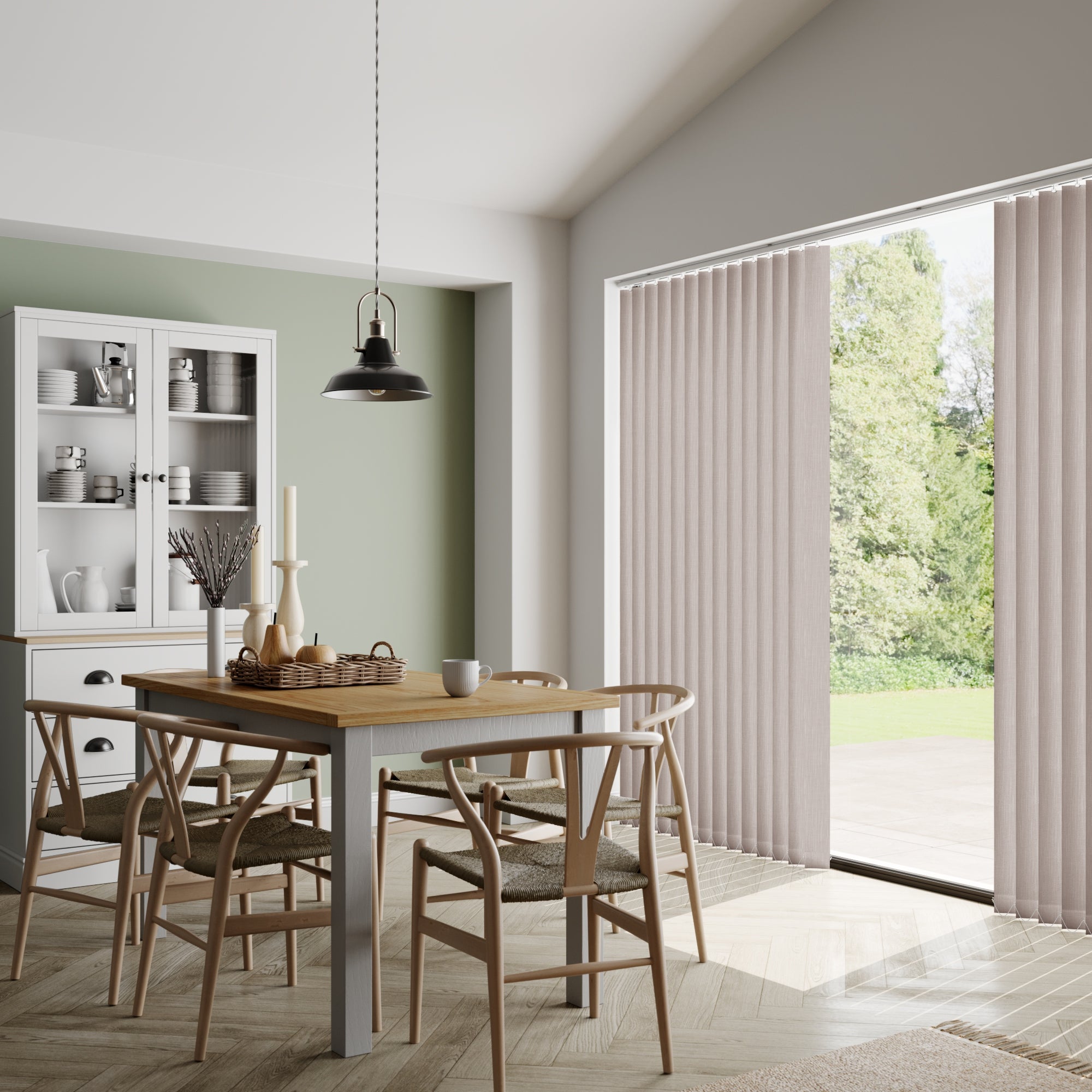Bexley Made to Measure Vertical Blind Bexley Peony
