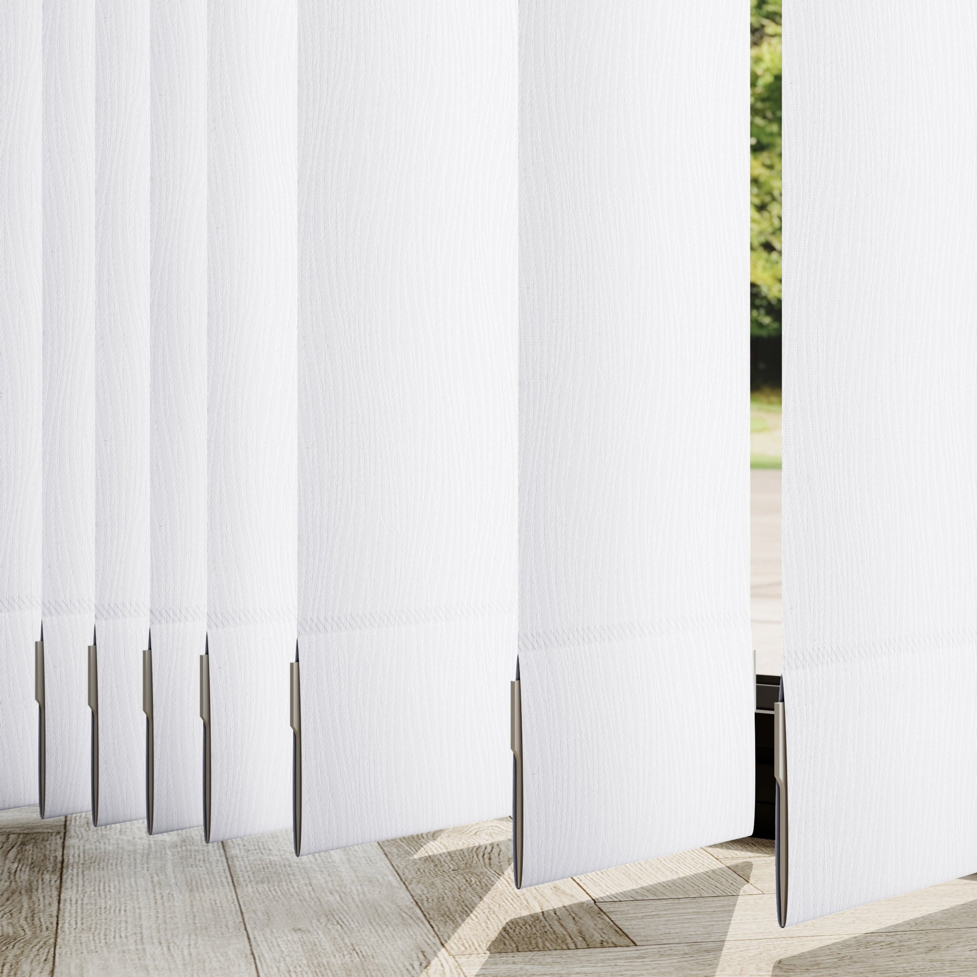 Lucca Made to Measure Vertical Blind Lucca White