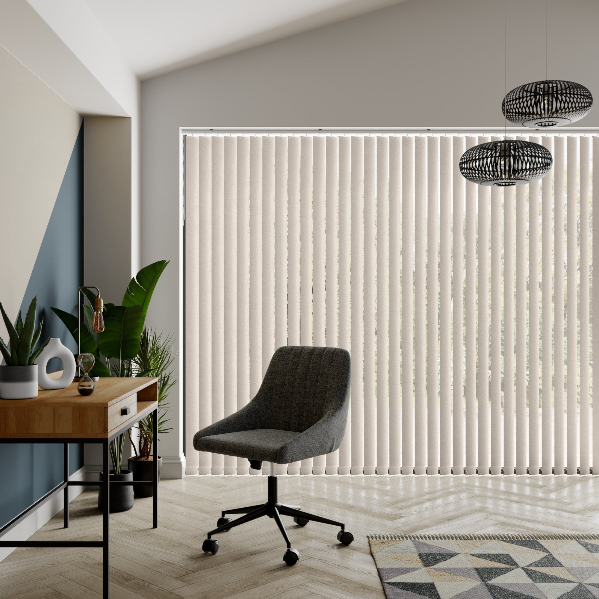 Empire Made to Measure Vertical Blind Empire Oatcake