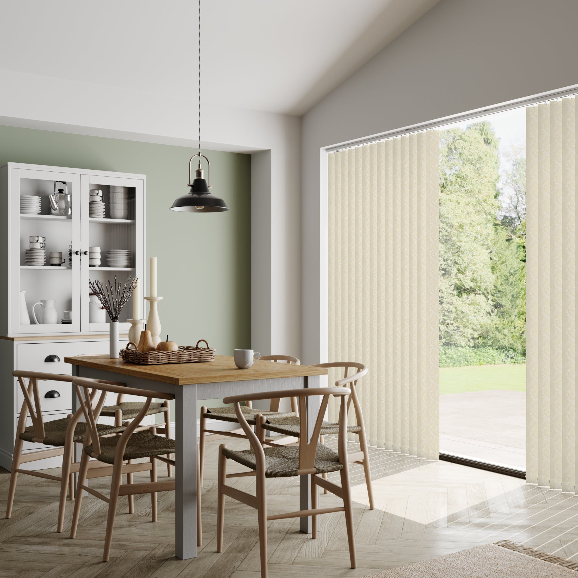 Paris Made to Measure Vertical Blind Paris Cream