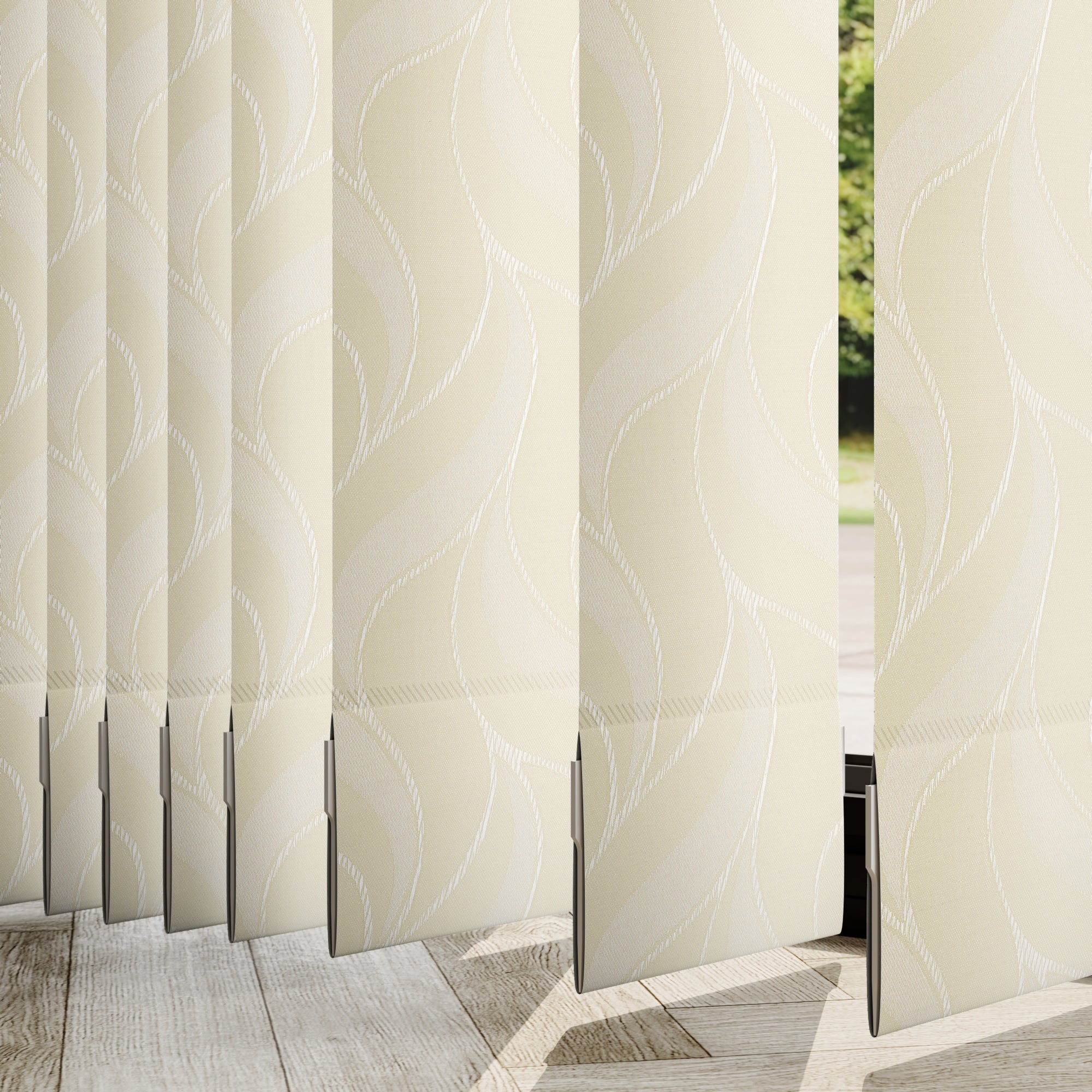 Paris Made to Measure Vertical Blind Paris Cream