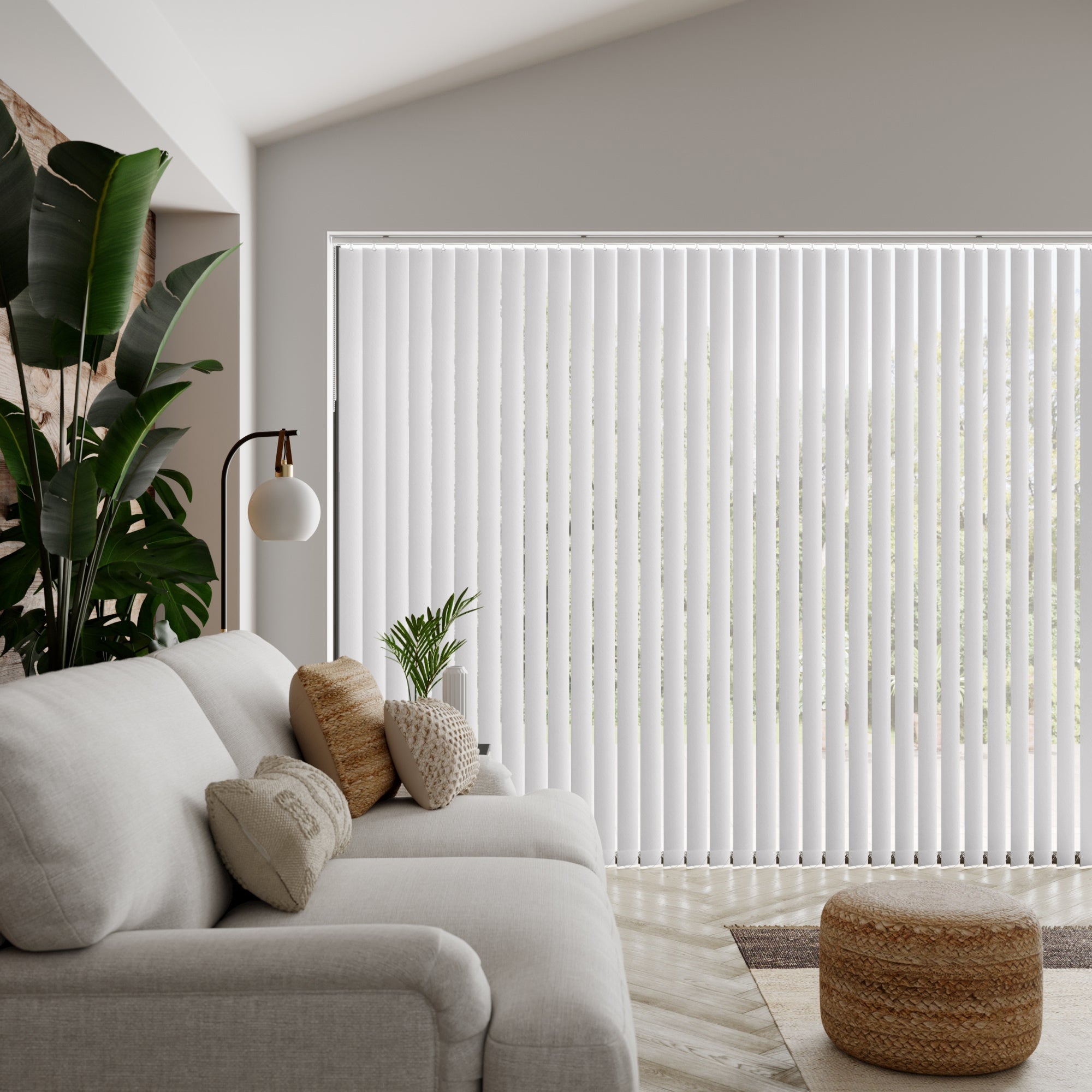 Opus Made to Measure Vertical Blind Opus White
