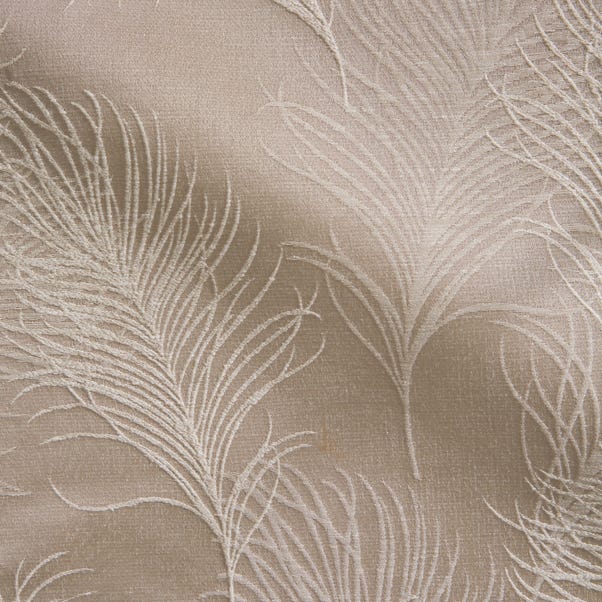 Feathers Made to Measure Fabric By the Metre Feathers Coffee
