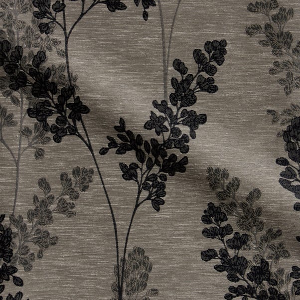 Leah Made to Measure Fabric By the Metre Leah Charcoal