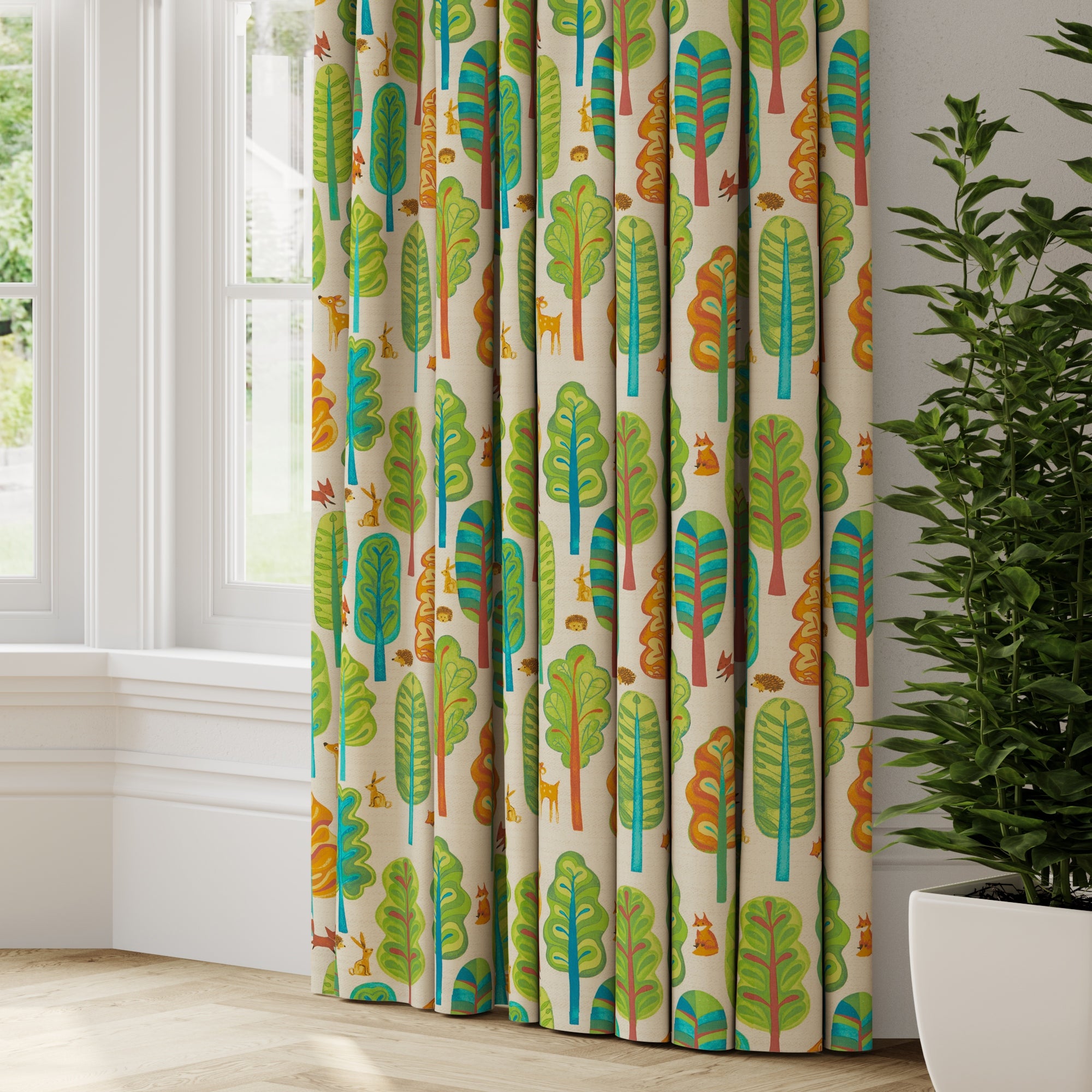 Funky Forest Made to Measure Curtains Funky Forest Multi