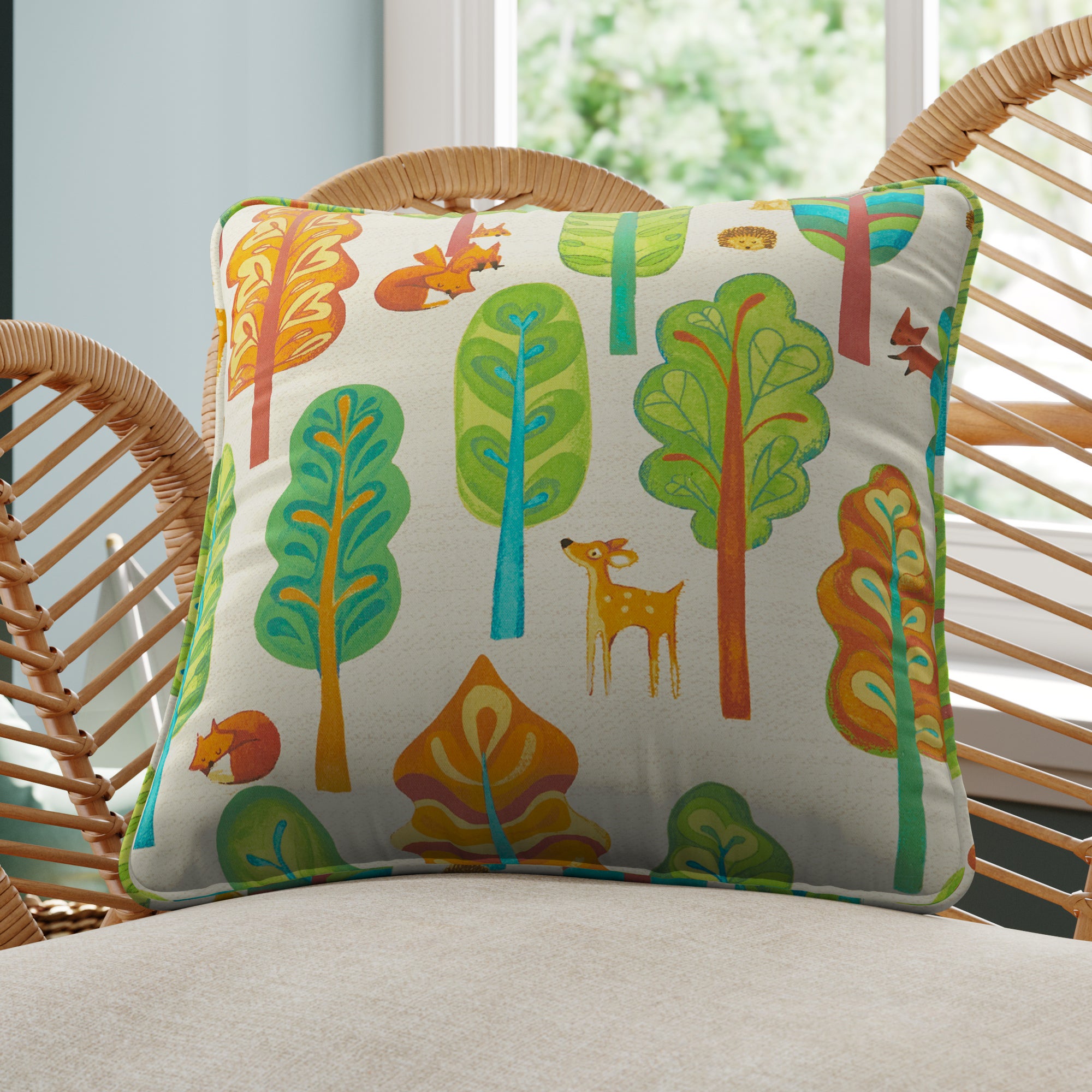 Funky Forest Made to Order Cushion Cover