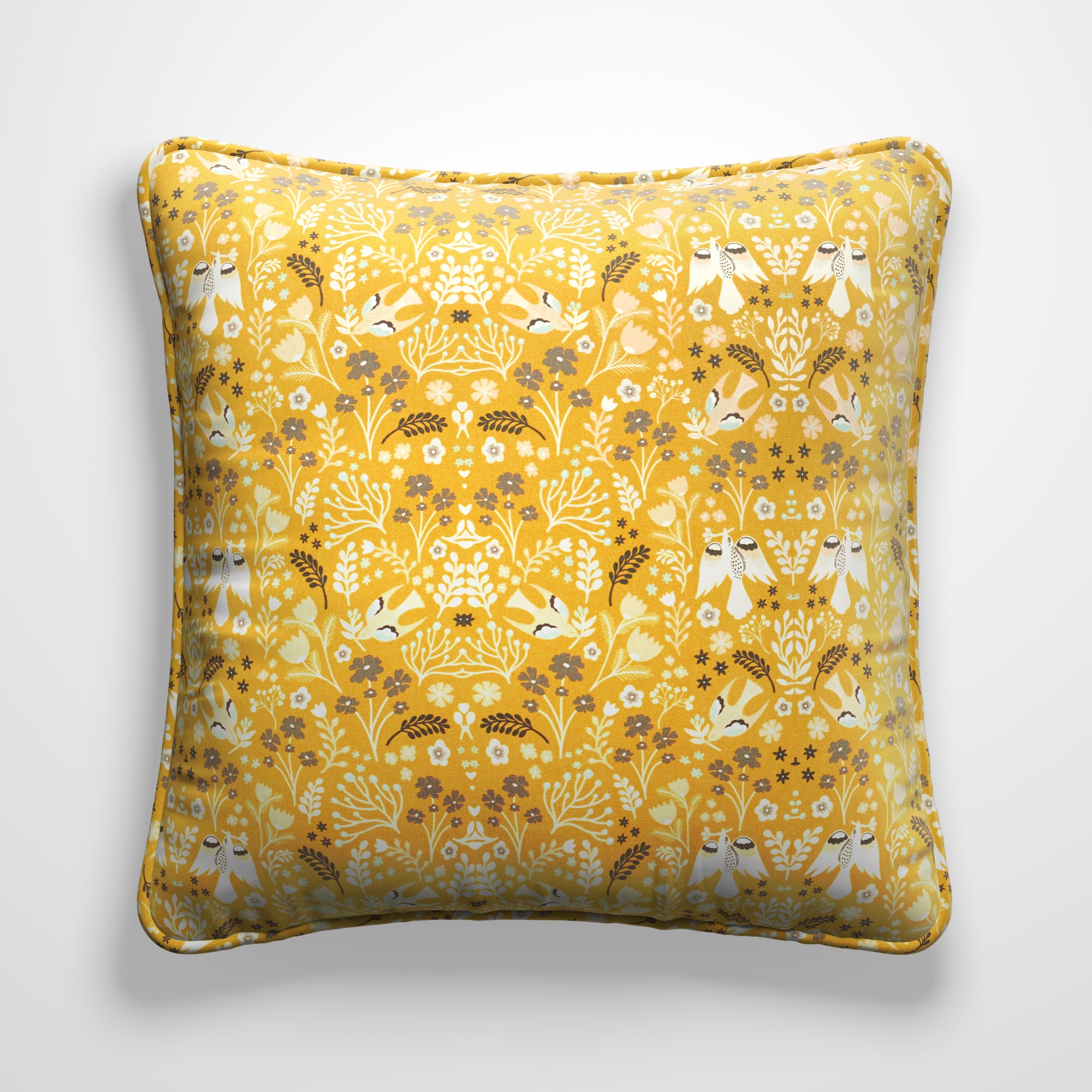 Folklore Made to Order Cushion Cover Folklore Ochre