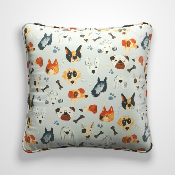 Portrait Pups Made to Order Cushion Cover Portrait Pups Seafoam