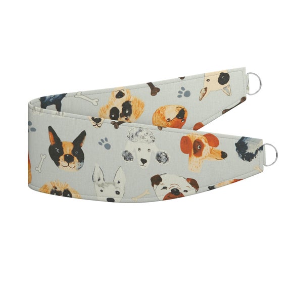 Portrait Pups Made To Order Tieback Portrait Pups Seafoam