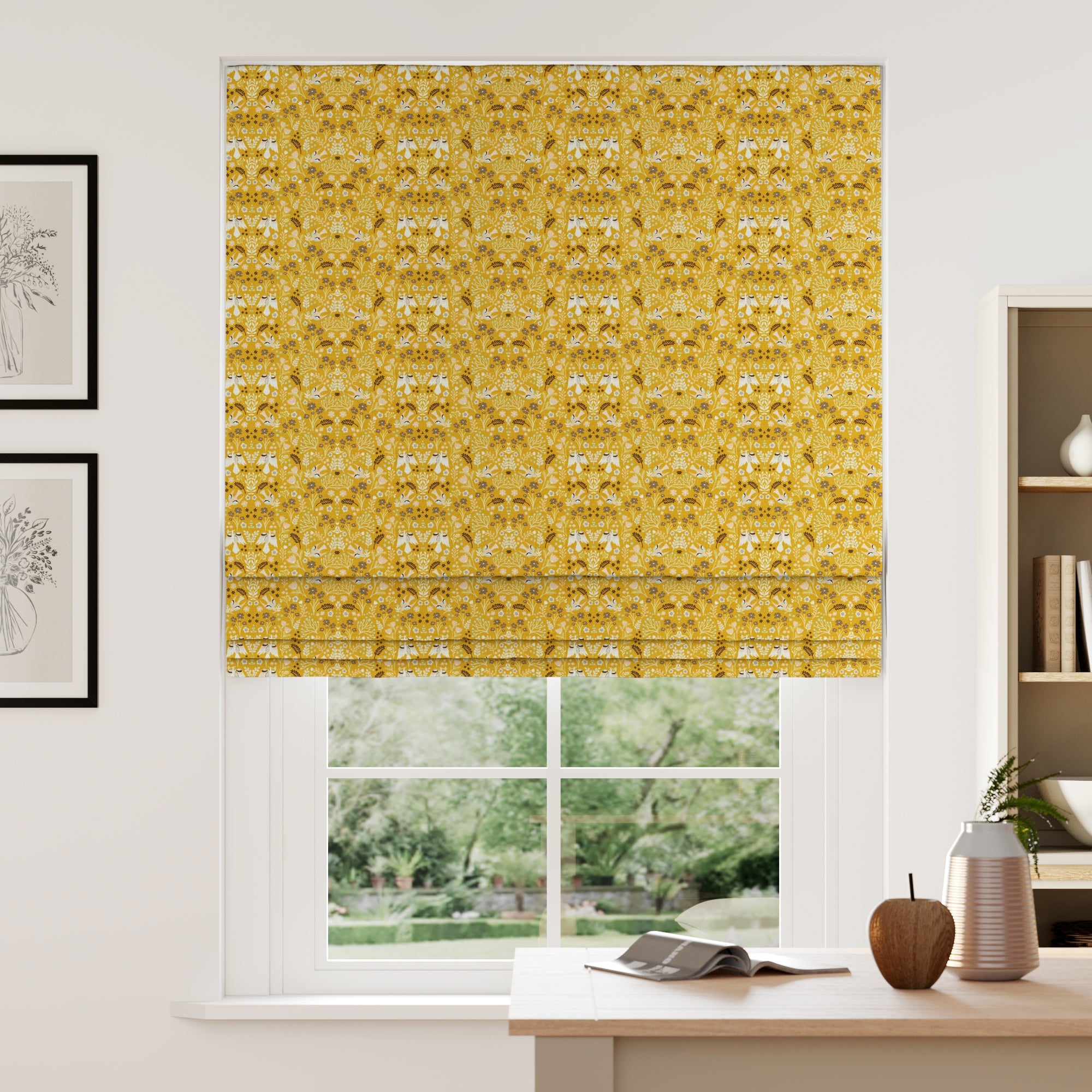 Folklore Made to Measure Roman Blind
