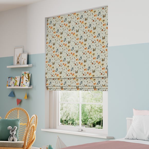 Portrait Pups Made to Measure Roman Blind Portrait Pups Natural