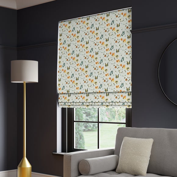 Portrait Pups Made to Measure Roman Blind Portrait Pups Natural