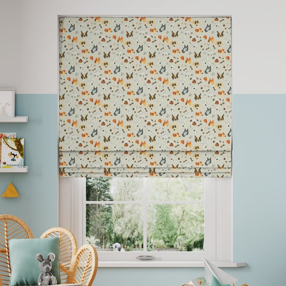 Portrait Pups Made to Measure Roman Blind Portrait Pups Natural
