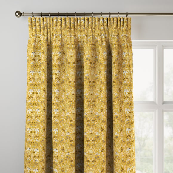Folklore Made to Measure Curtains Folklore Ochre