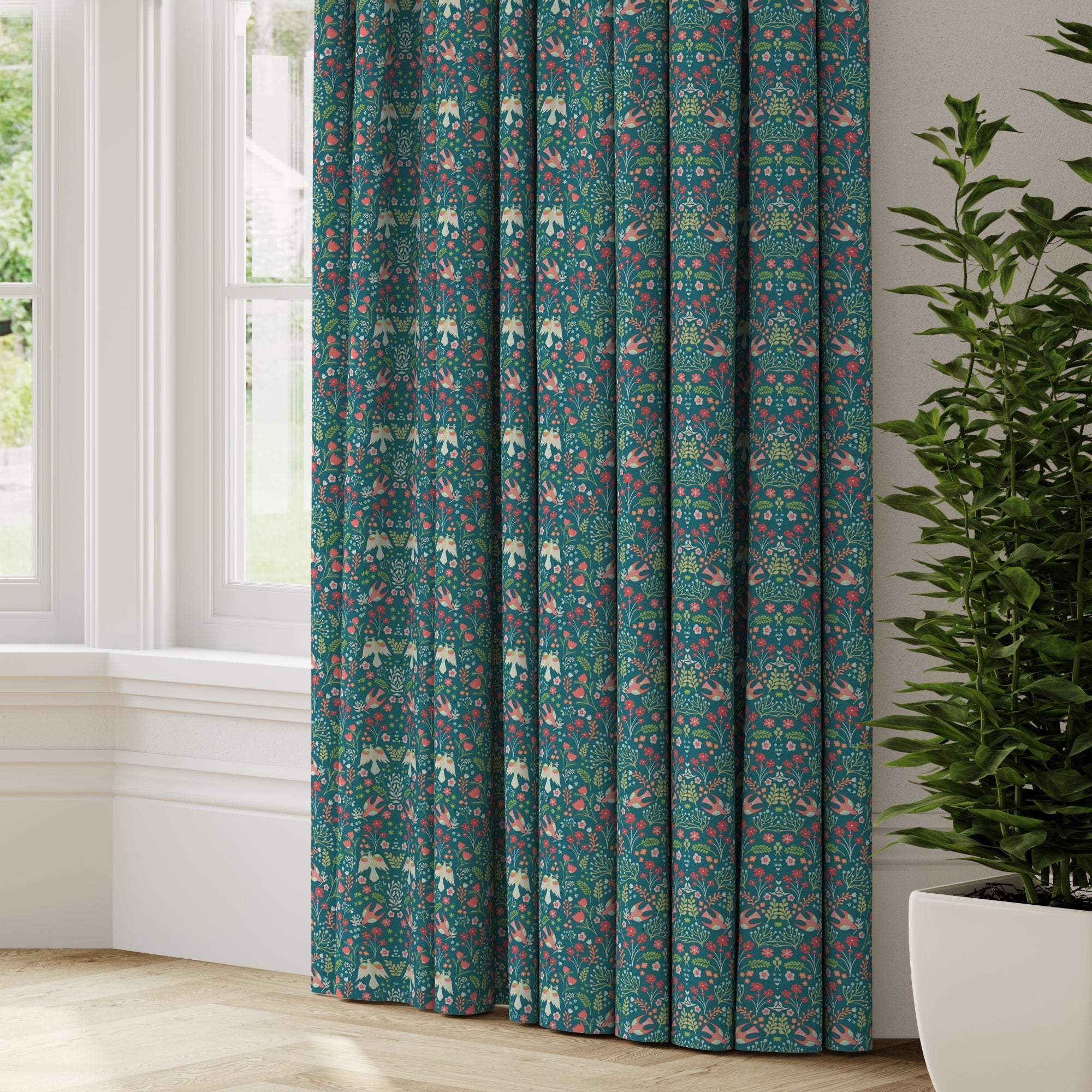 Folklore Made to Measure Curtains Folklore Jade