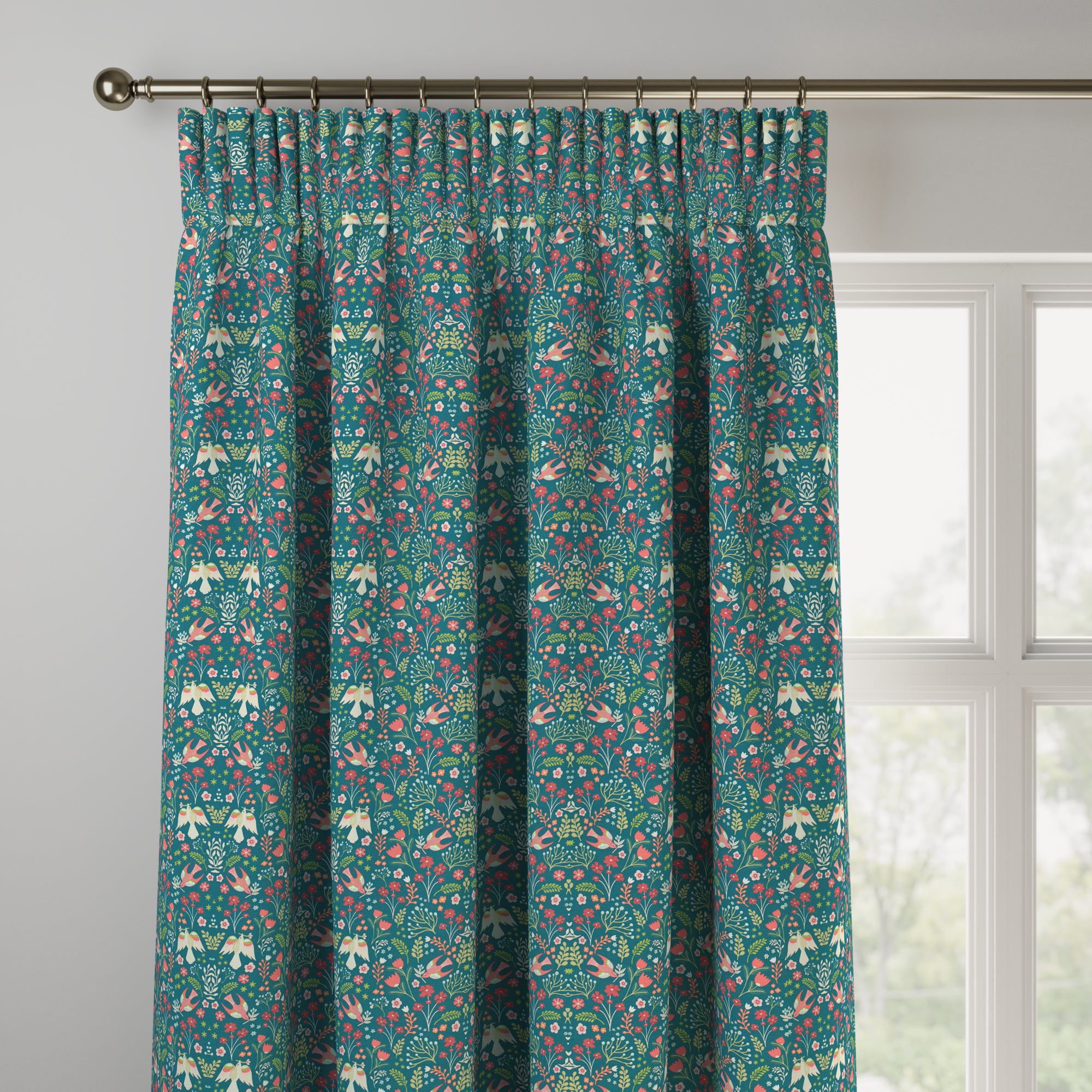 Folklore Made to Measure Curtains Folklore Jade