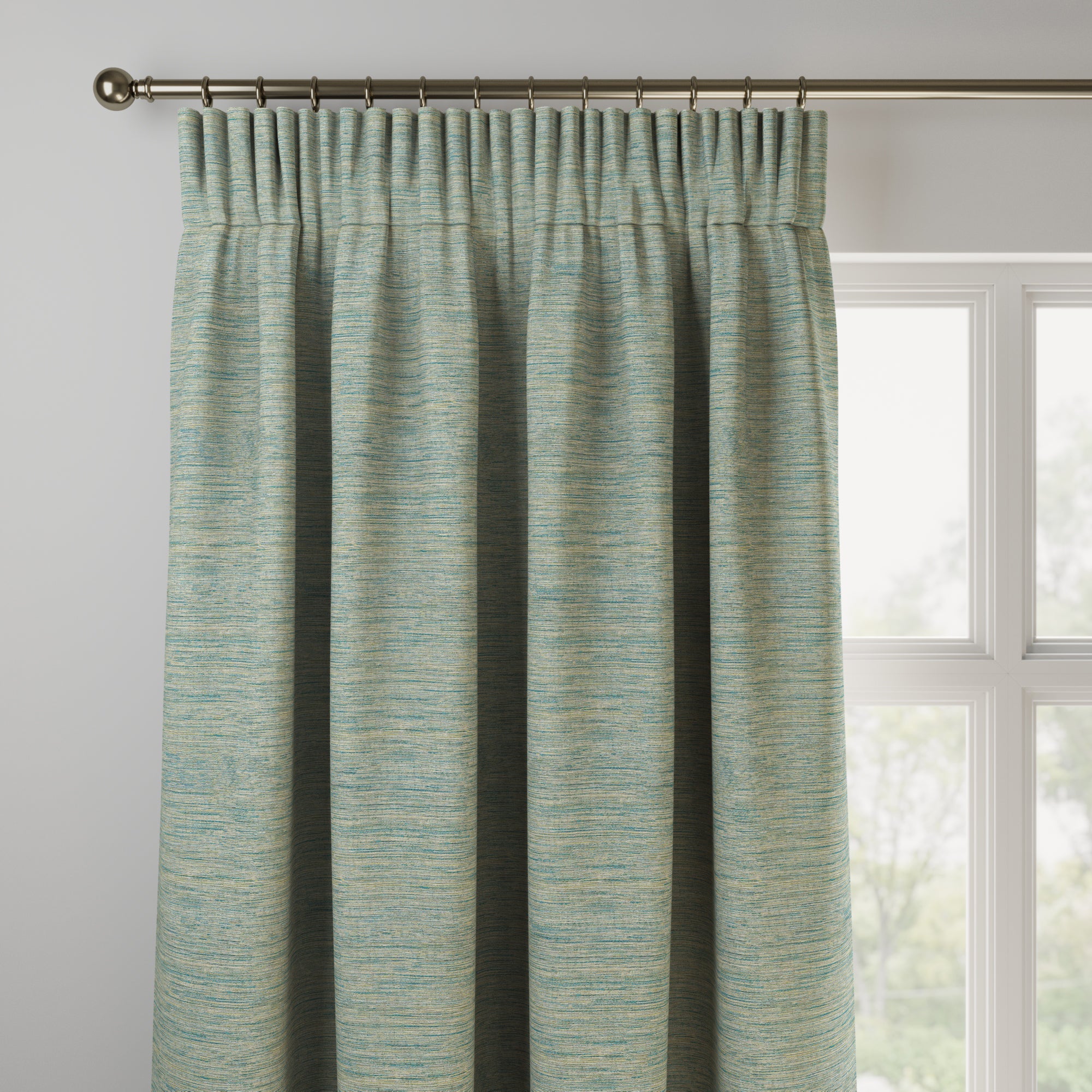 Sian Made to Measure Curtains Sian Teal