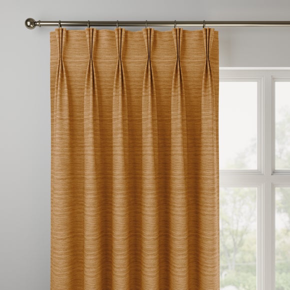 Austen Recycled Polyester Made to Measure Curtains Austen Ochre