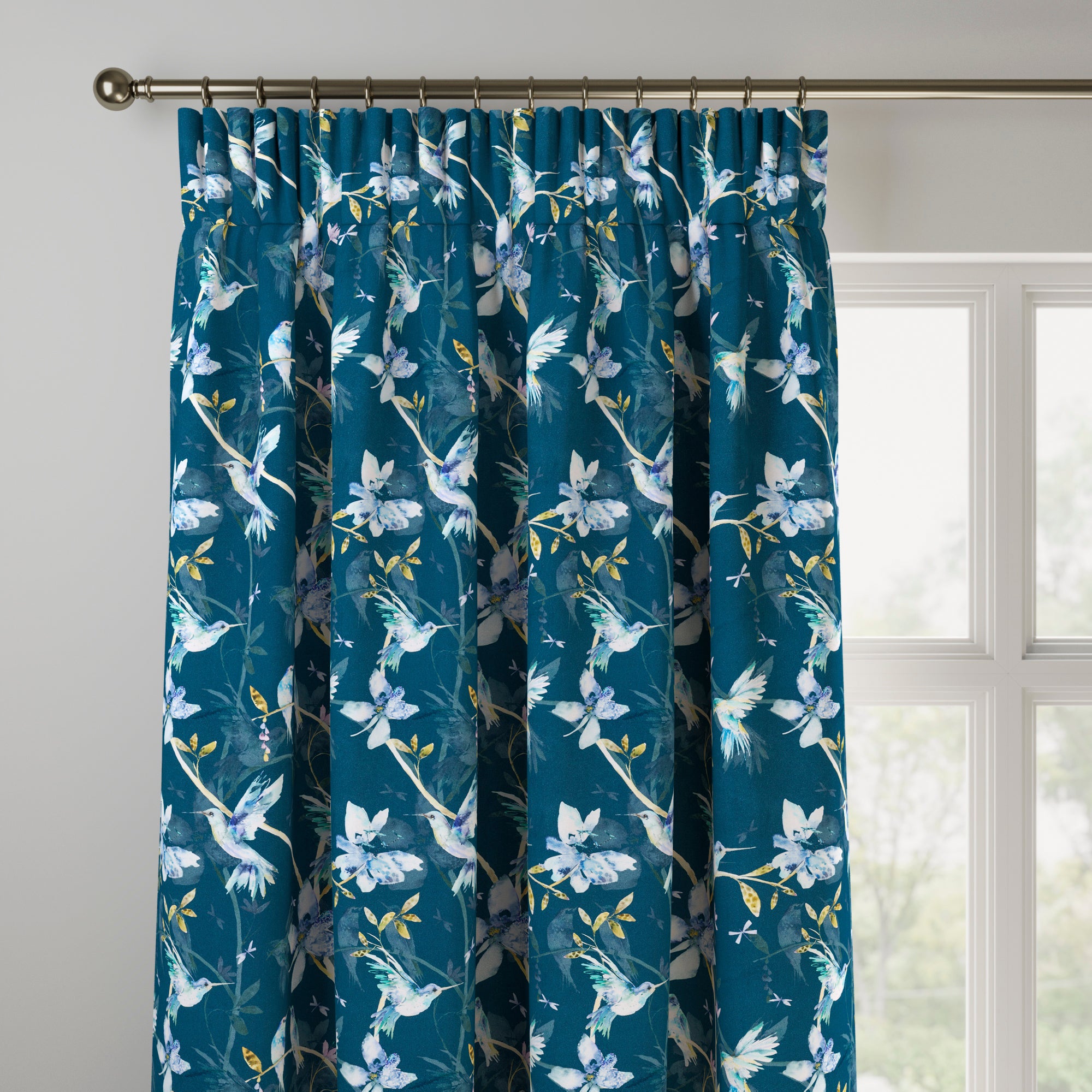 Palmira Made to Measure Curtains Palmira Teal