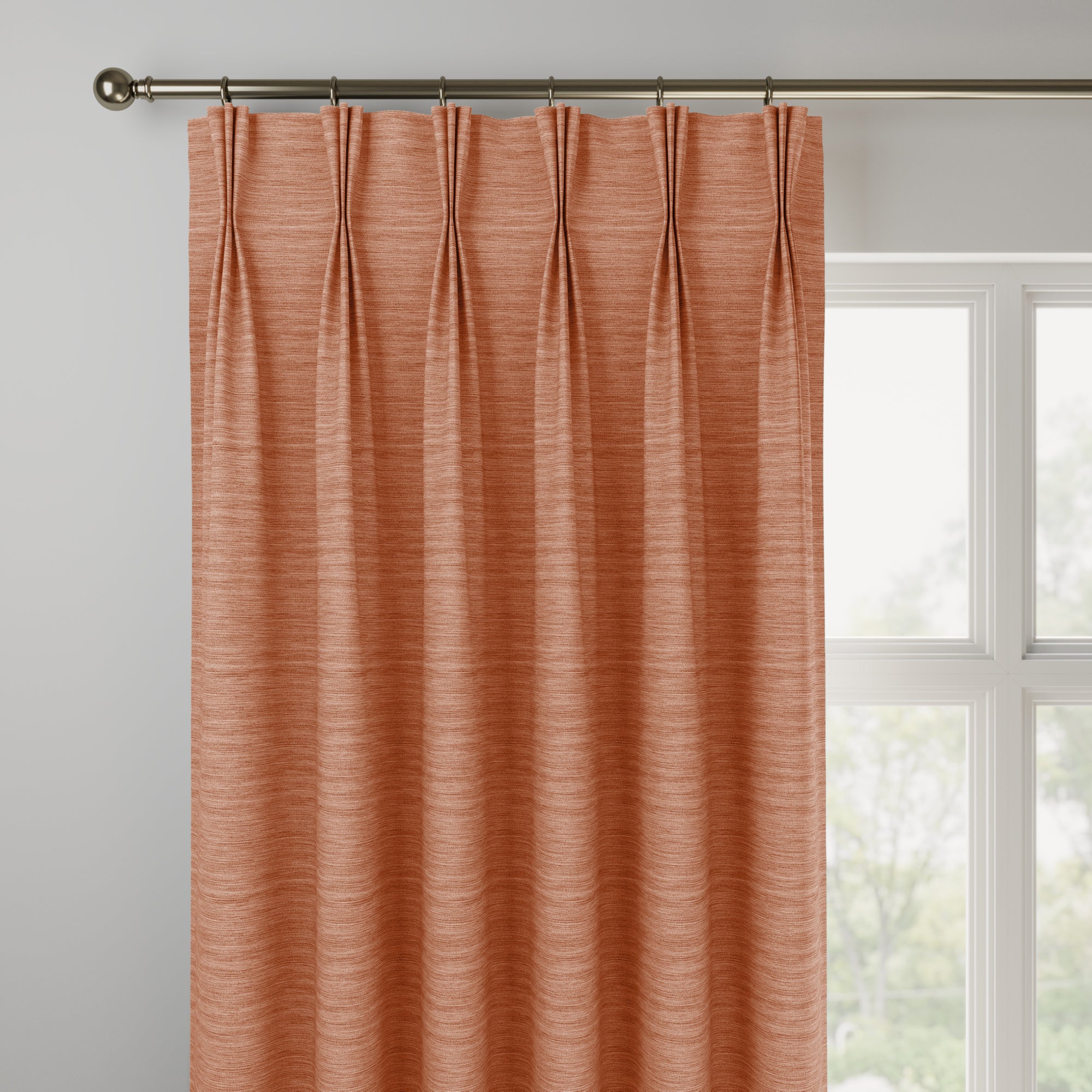 Austen Recycled Polyester Made to Measure Curtains Austen Clay