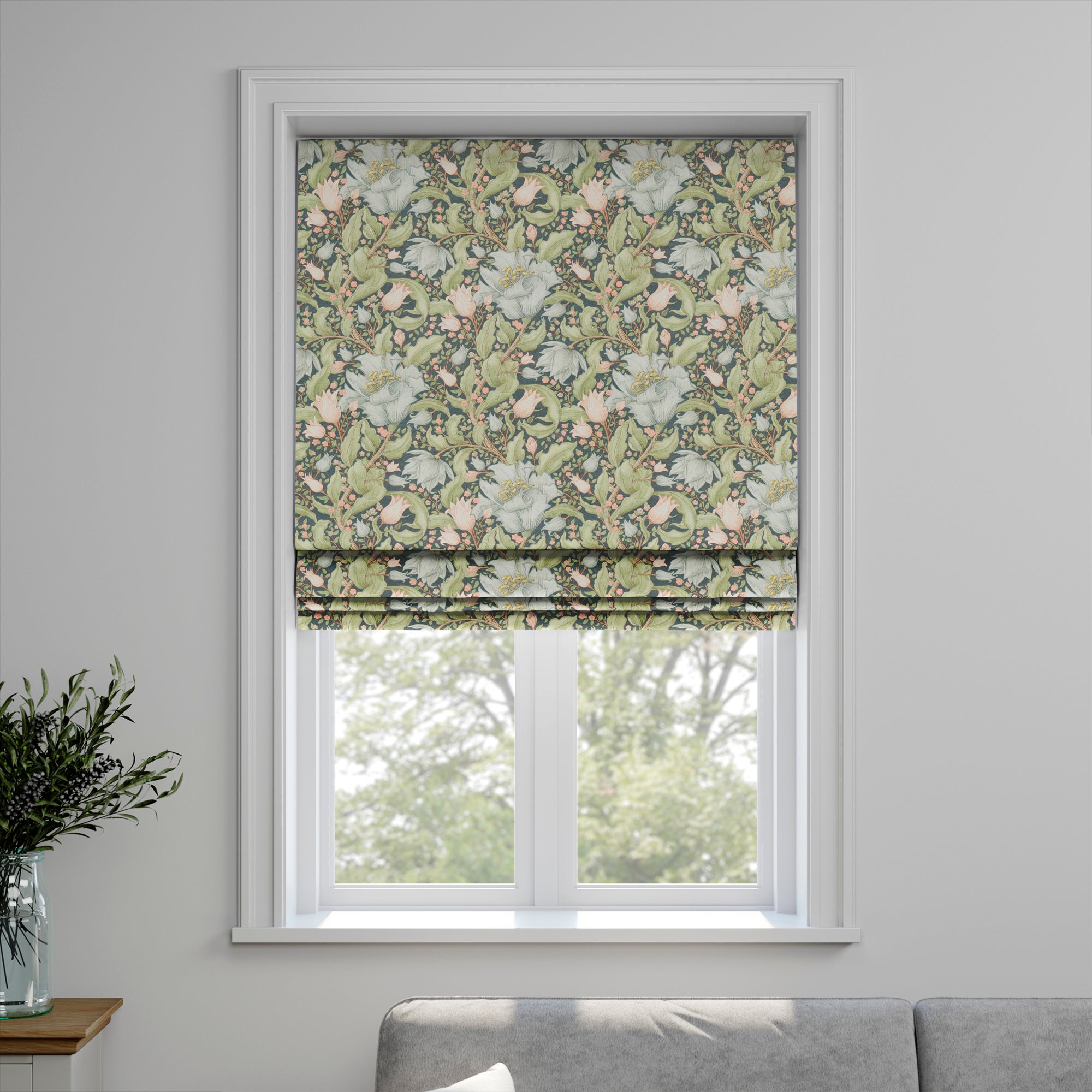 Helmshore Made to Measure Roman Blind Helmshore Jade