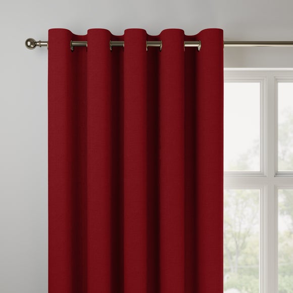 Belvoir Recycled Polyester Made to Measure Curtains Belvoir Rosso
