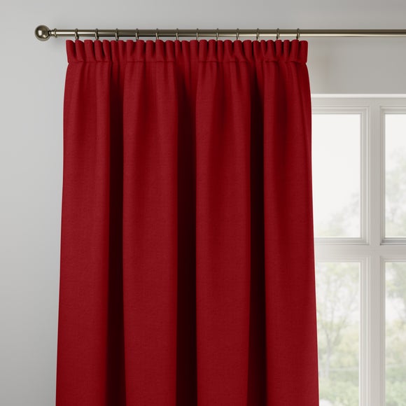 Belvoir Recycled Polyester Made to Measure Curtains Belvoir Rosso