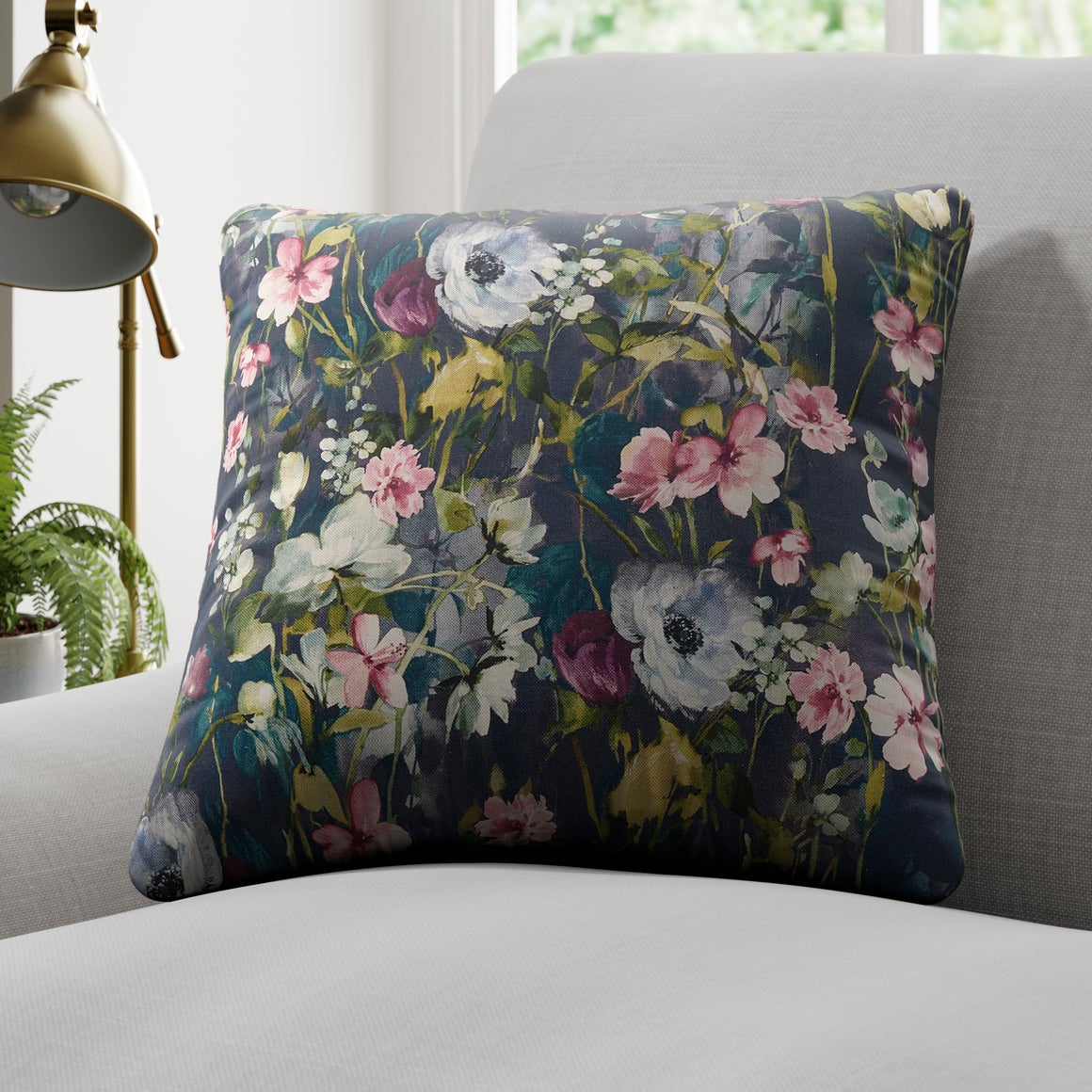 Handloomed Linen Cushion - Maple main image 1