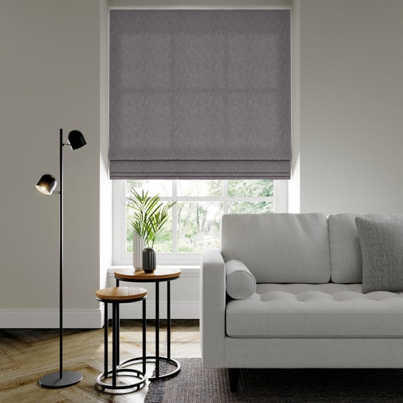 Bronte Recycled Polyester Made to Measure Roman Blind Bronte Flint