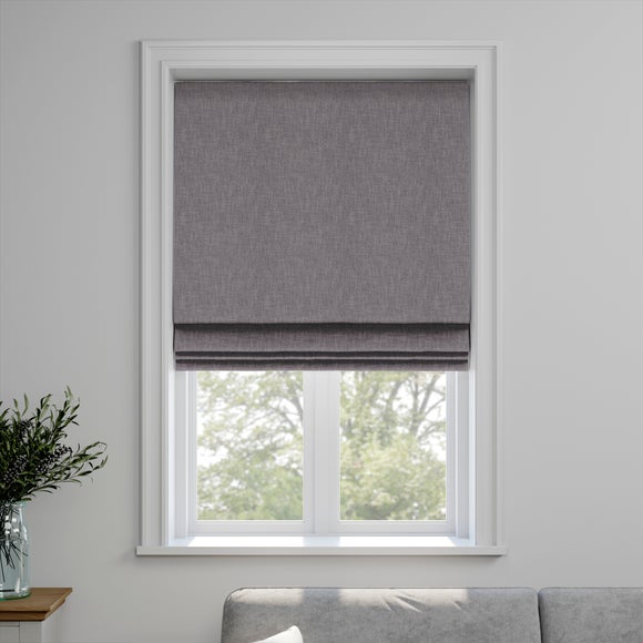 Bronte Recycled Polyester Made to Measure Roman Blind Bronte Flint
