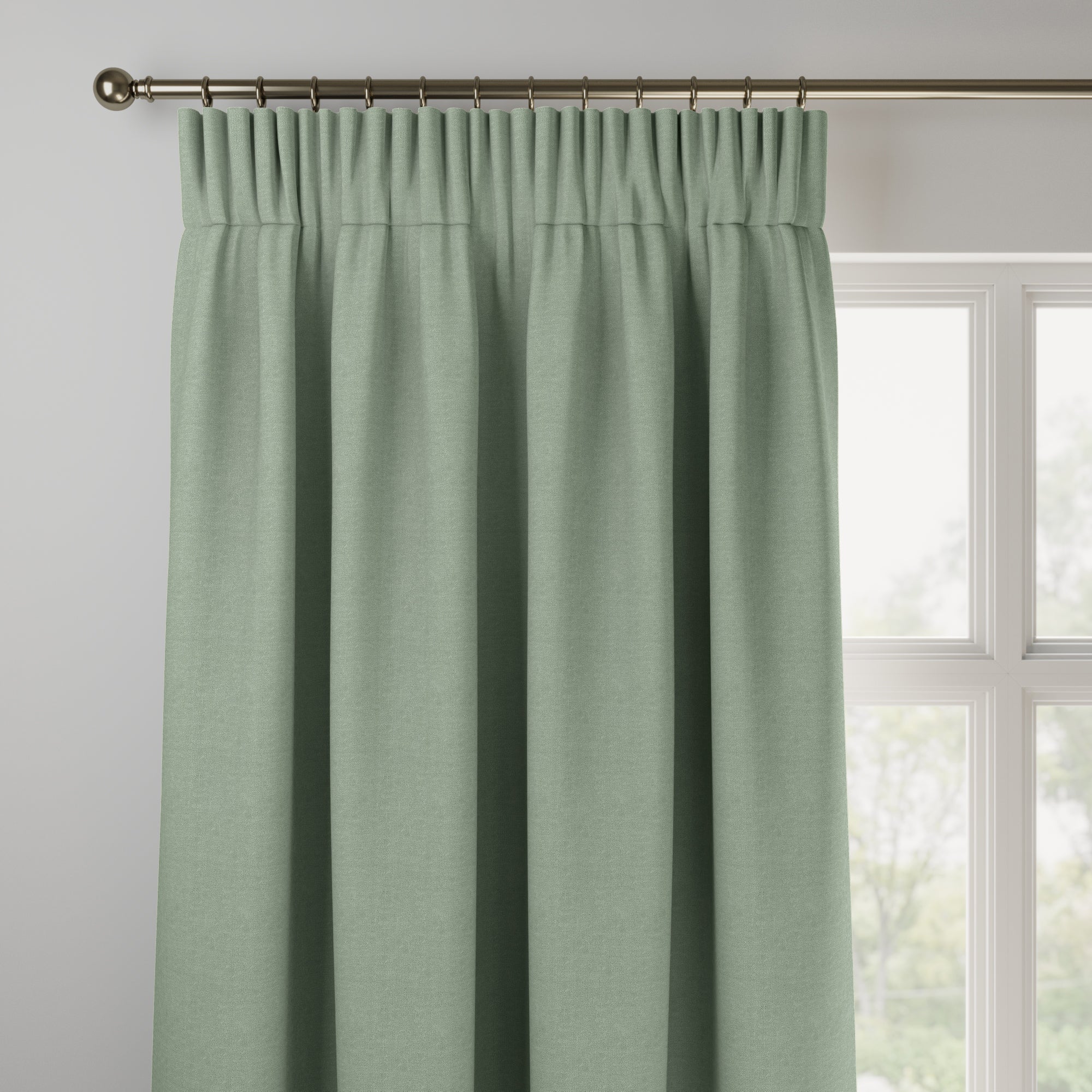 Belvoir Recycled Polyester Made to Measure Curtains Belvoir Seafoam