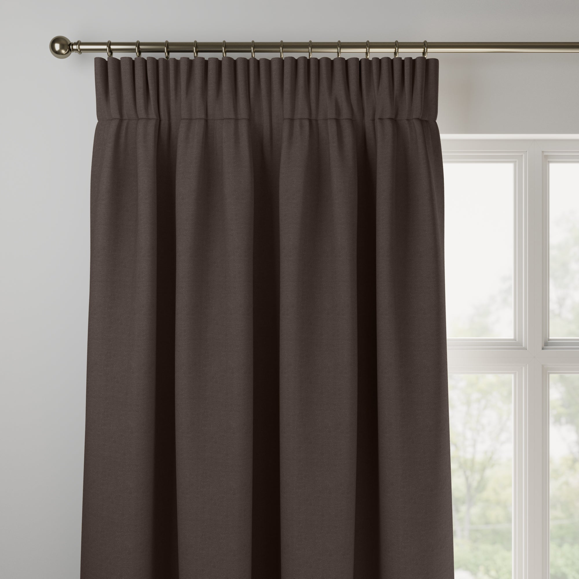 Belvoir Recycled Polyester Made to Measure Curtains Belvoir Charcoal