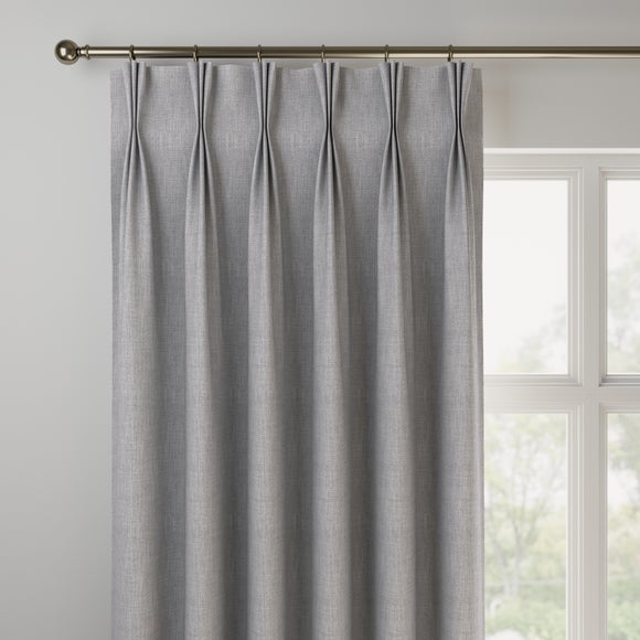 Bronte Recycled Polyester Made to Measure Curtains Bronte Silver