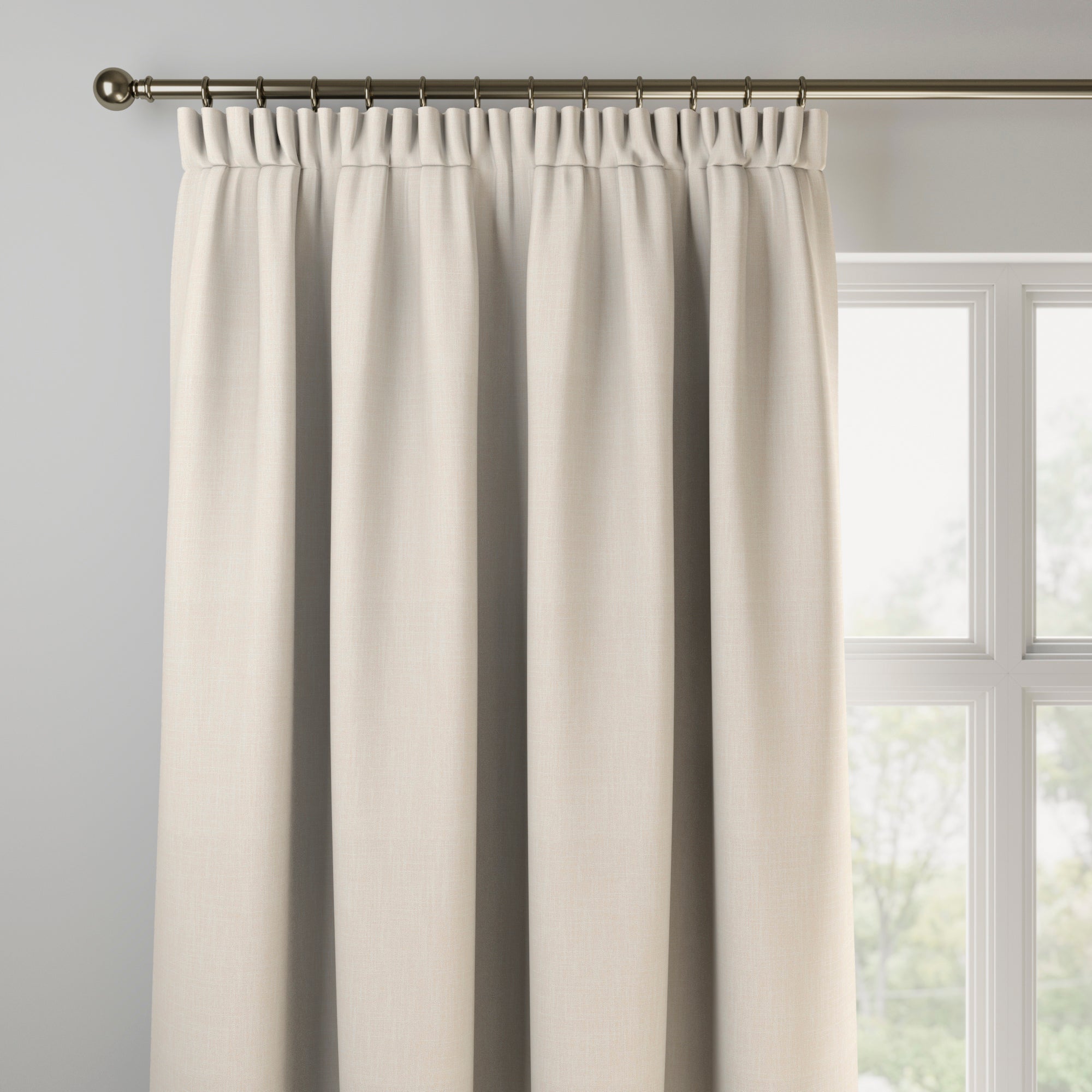 Bronte Recycled Polyester Made to Measure Curtains Bronte Oyster