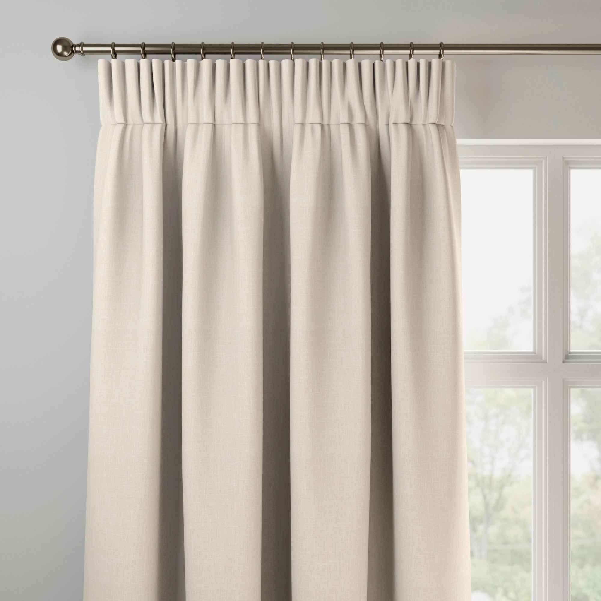 Bronte Recycled Polyester Made to Measure Curtains Bronte Oyster