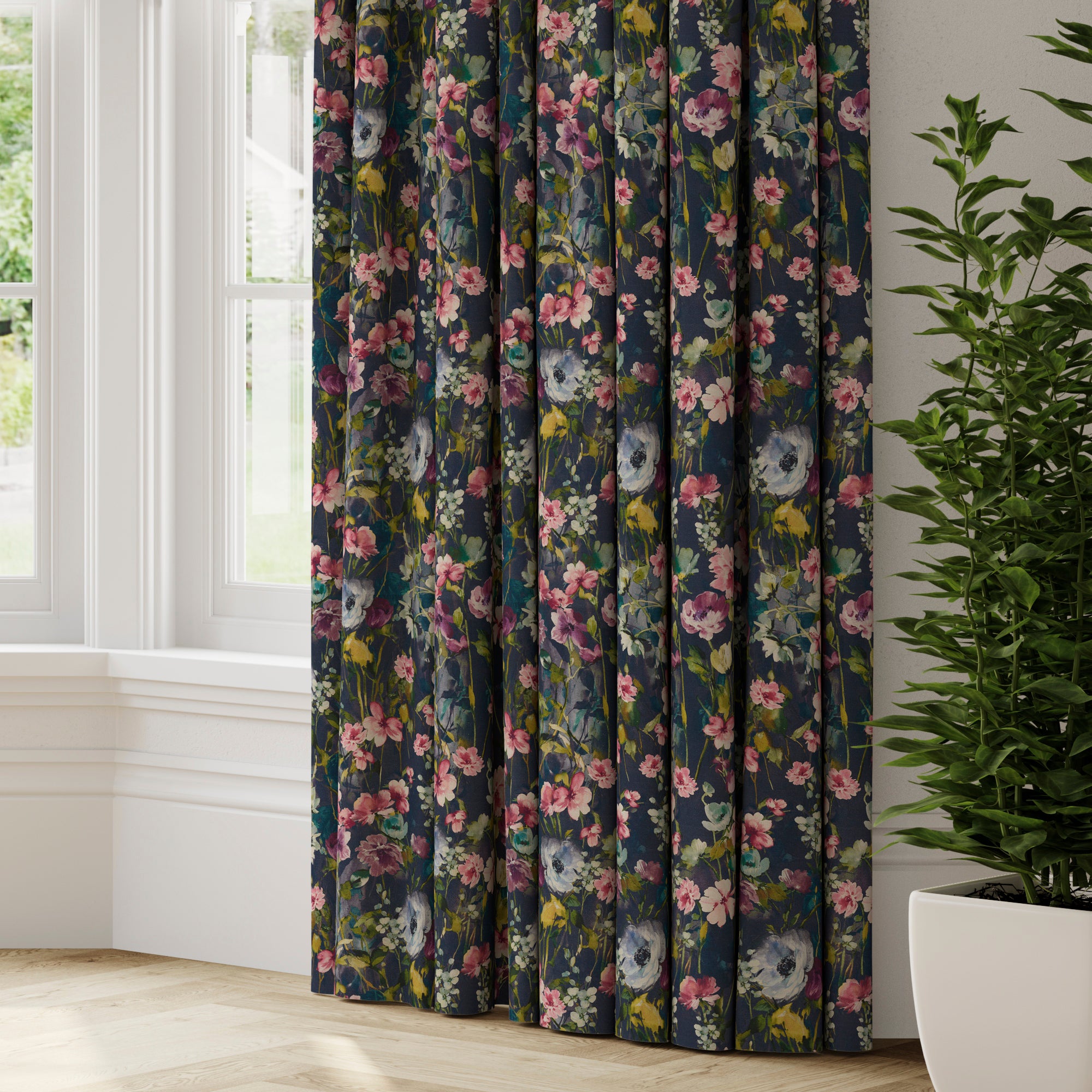 Wild Meadow Linen Made to Measure Curtains Wild Meadow Linen Multi