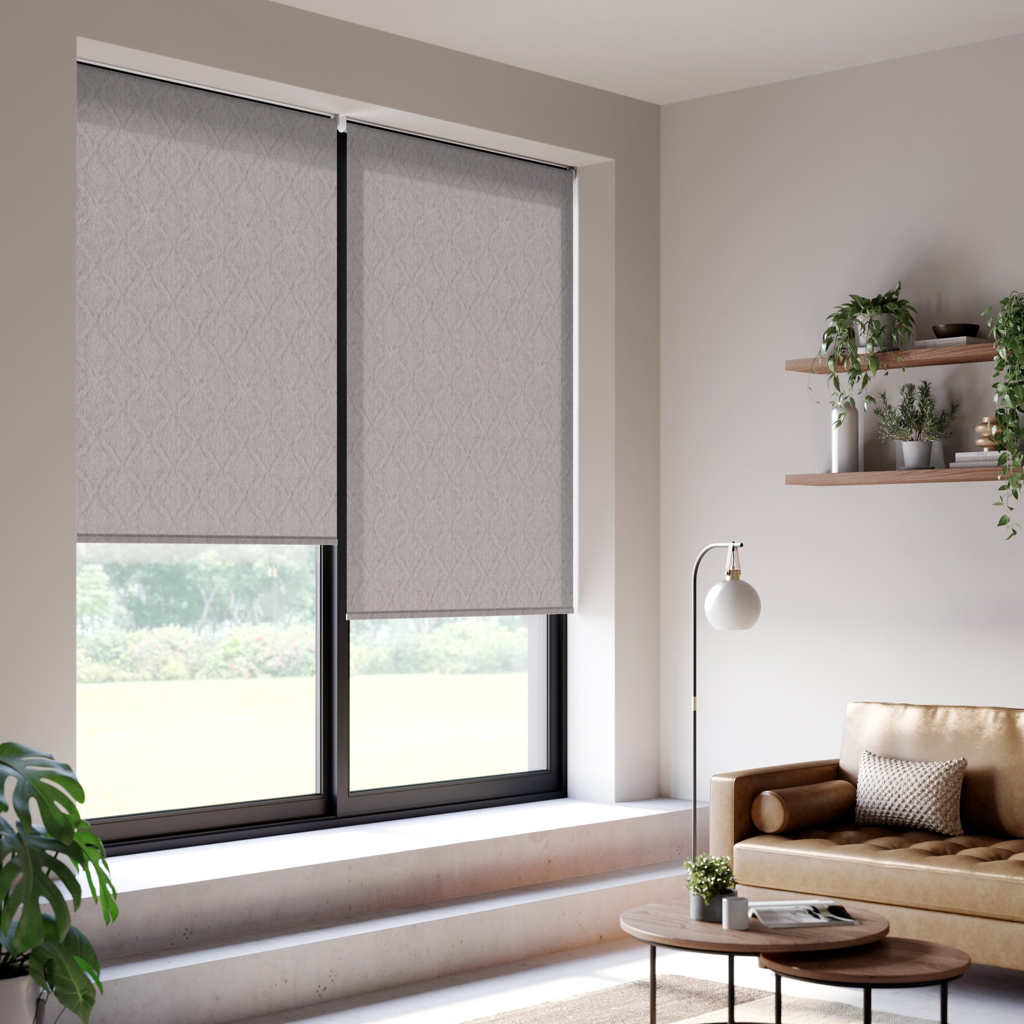Persia Daylight Made to Measure Roller Blind Persia Silver
