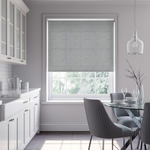 Luxe Daylight Made to Measure Roller Blind Luxe Silver