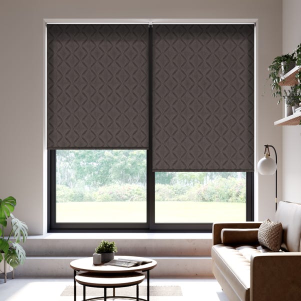 Persia Daylight Made to Measure Roller Blind Persia Black