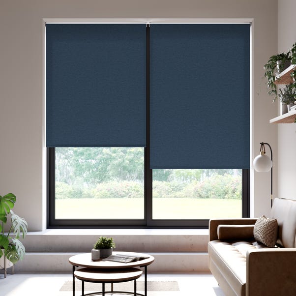 Althea Daylight Made to Measure Roller Blind Althea Navy