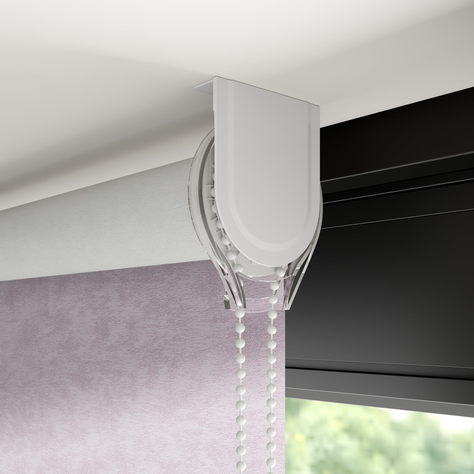 Porto Made to Measure Blackout Roller Blind Porto Lilac