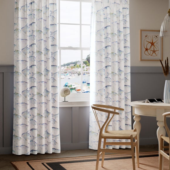 Ives Waters Made to Measure Curtains Ives Waters Cobalt