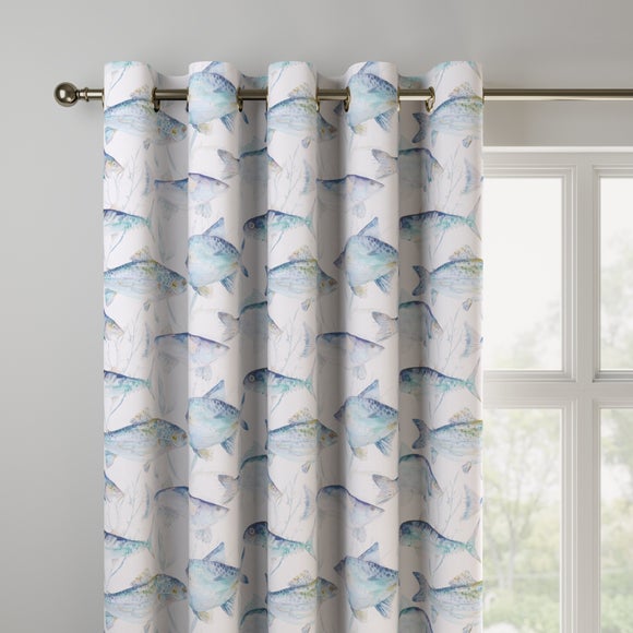 Ives Waters Made to Measure Curtains Ives Waters Cobalt