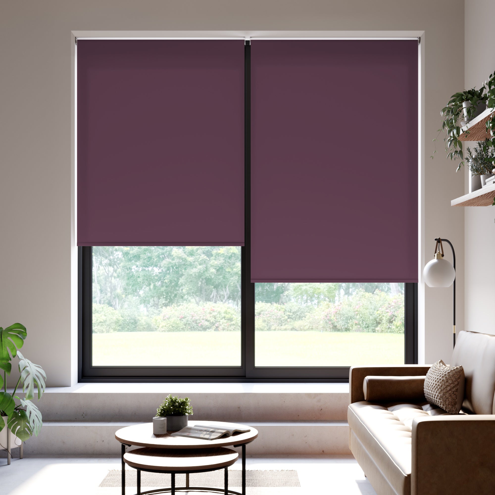 Twilight Daylight Made to Measure Roller Blind Twilight Thistle
