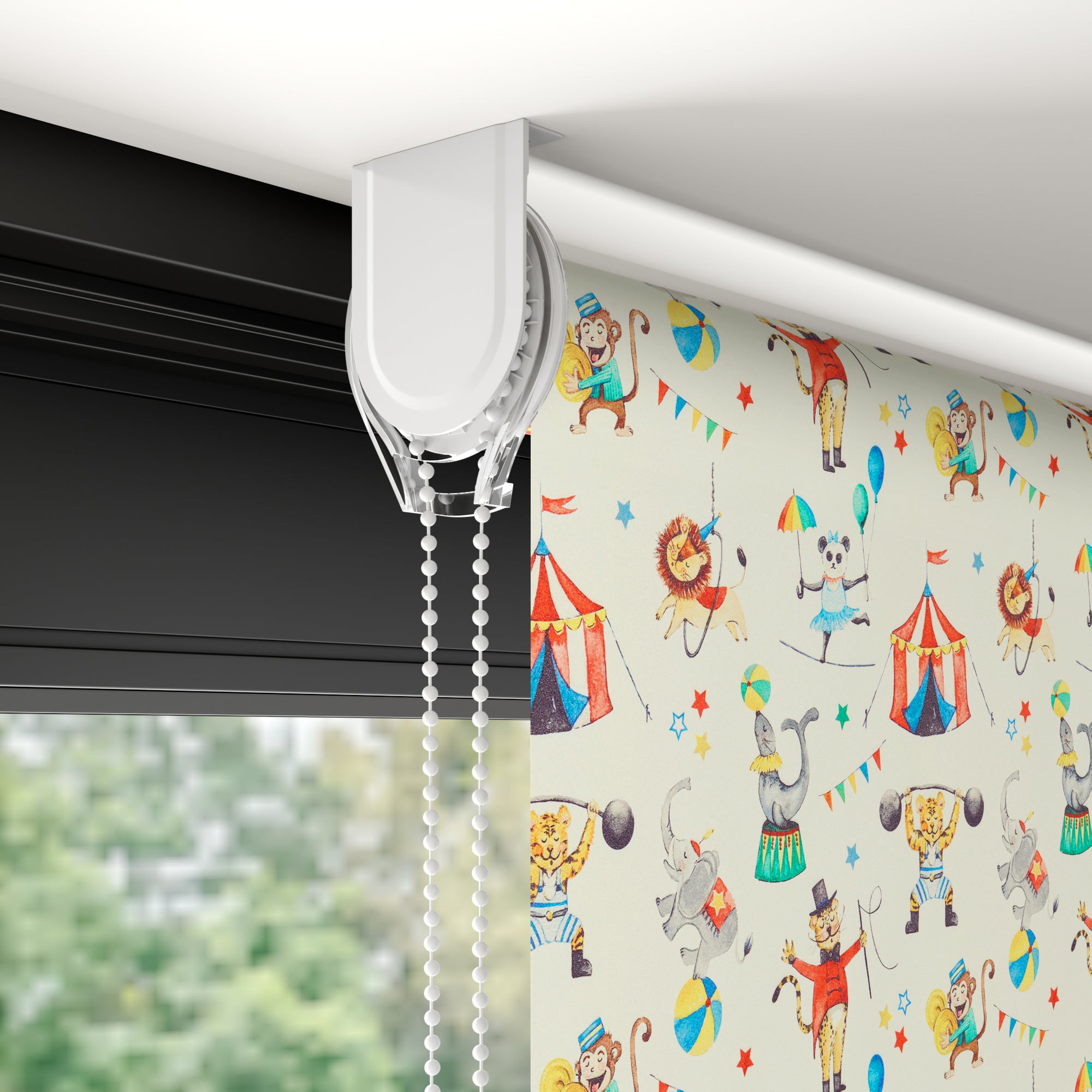 Circus Blackout Made to Measure Roller Blind MultiColoured
