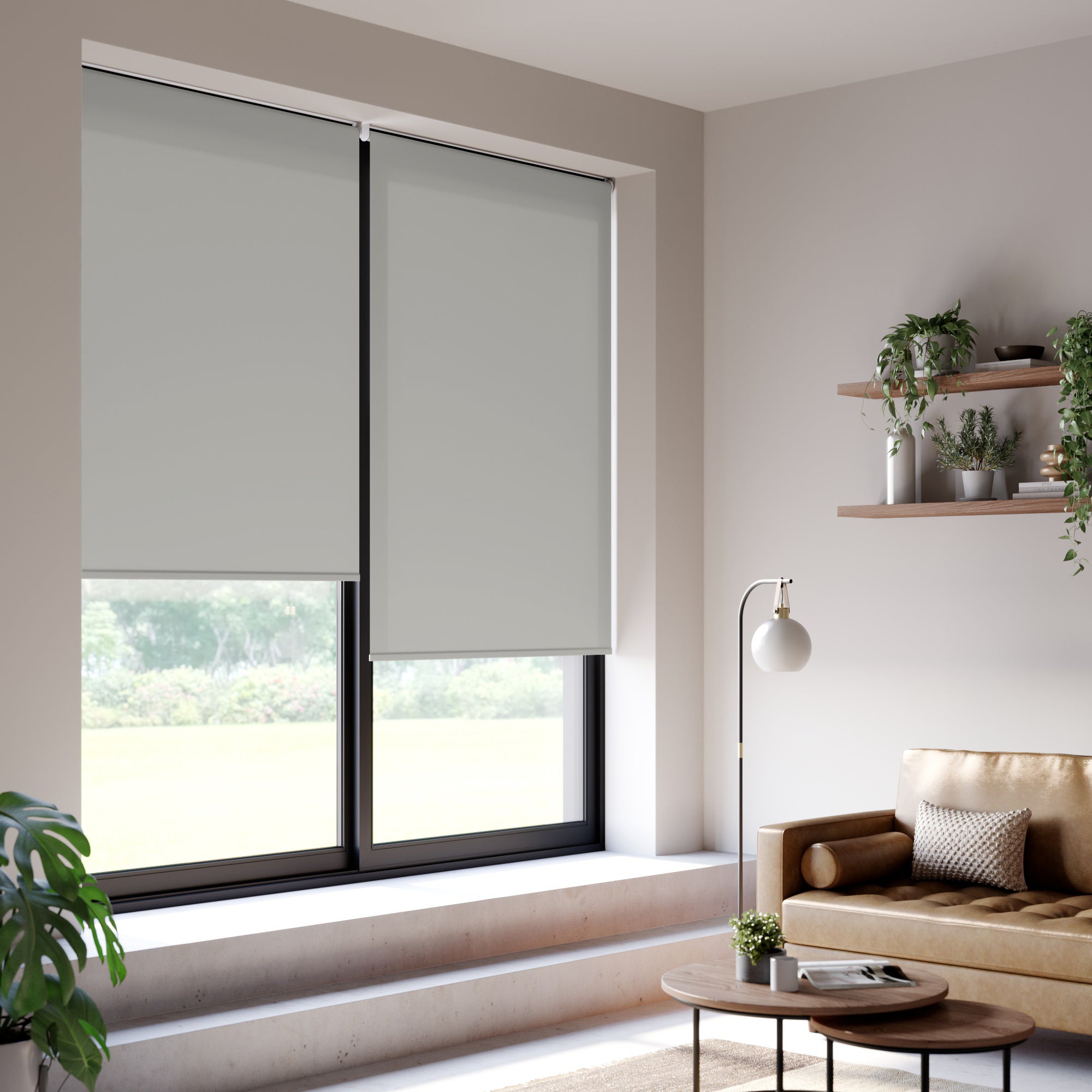Twilight Daylight Made to Measure Roller Blind Twilight Silver