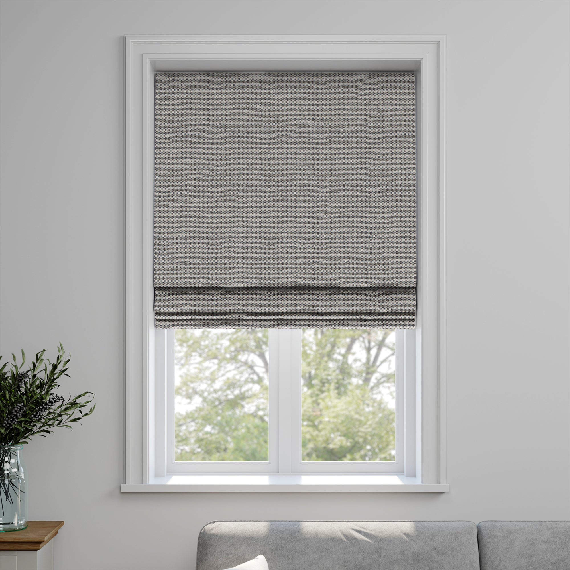 Fairhaven Made to Measure Roman Blind Fairhaven Ashley Blue